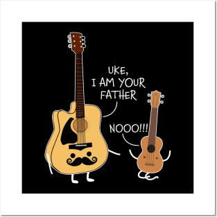 Uke I Am Your Father T Shirt Ukulele Guitar Music Posters and Art